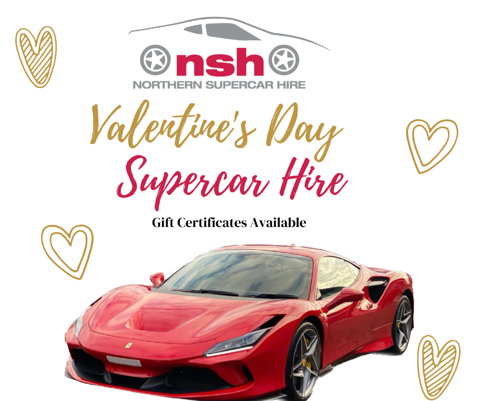 Valentine's Day Supercar Hire Northern Supercar Hire